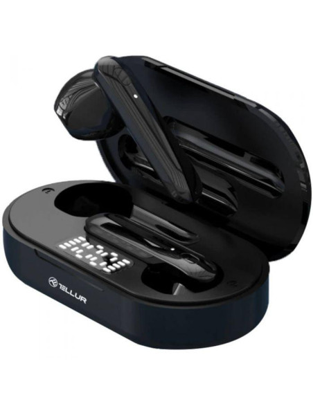 Casti audio TELLUR Casti In-ear Tellur TLL511401, Wireless, Negru