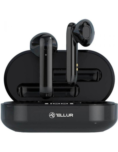 Casti audio TELLUR Casti In-ear Tellur TLL511401, Wireless, Negru