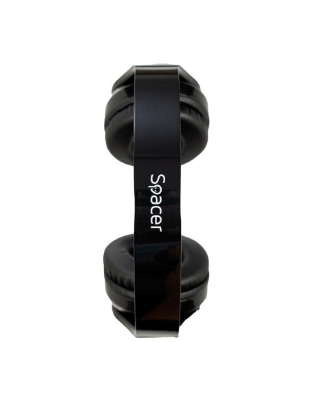 Casti audio SPACER Casti Over-ear SPACER Crystal, Wireless, Negru