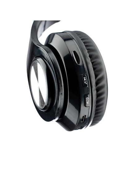 Casti audio SPACER Casti Over-ear SPACER Crystal, Wireless, Negru