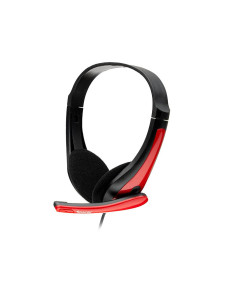 Casti audio SPACER Casti cu micr. Spacer, cu fir, rosu