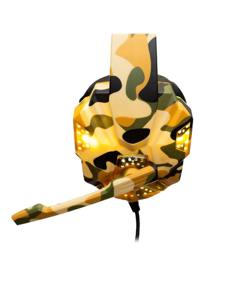 Casti audio SPACER Casti Gaming Over-ear SPACER SPGH-CAMO, Wired, Multicolor