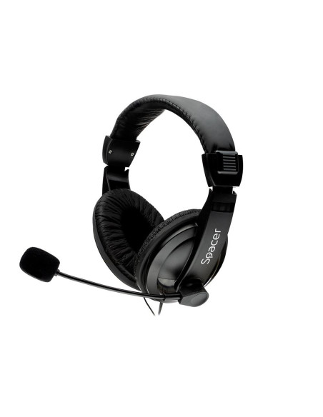 Casti audio SPACER Casti Head-band SPACER SPK-222, Cu fir, Negru