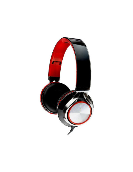 Casti audio SPACER Casti Over-ear Spacer SPHS-SILVER, Wired, Rosu