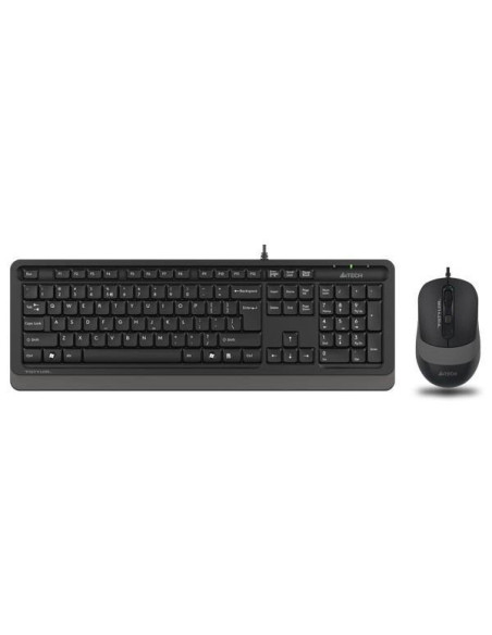 Kit mouse tastatura A4TECH Kit A4Tech F1010 cu fir, gri