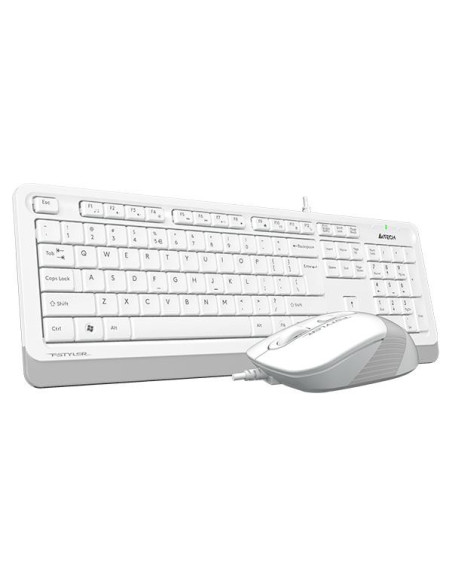 Access point & Range Ext. A4TECH Kit Wired tastatura si mouse A4TECH Fstyler FM10+FK10, Alb