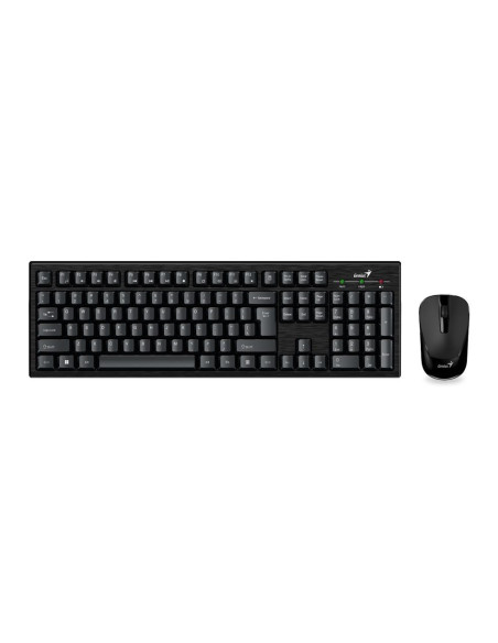 Kit mouse tastatura GENIUS Kit wireless tastatura si mouse Genius KM-8101, taste numerice, negru
