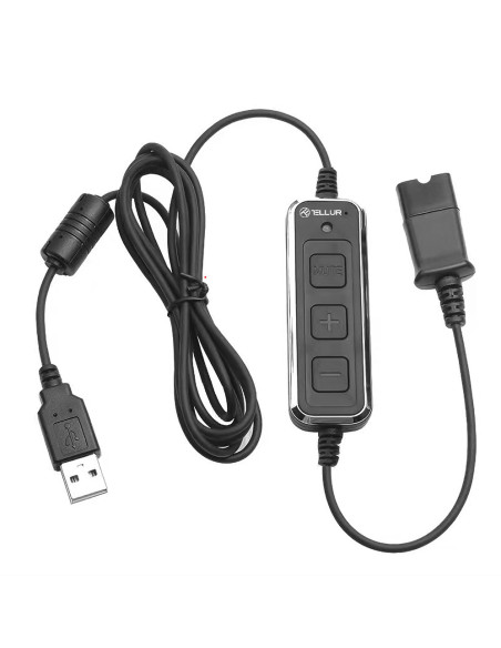 Casti audio TELLUR Casti Head-band Tellur Voice 520N, Wired, Negru