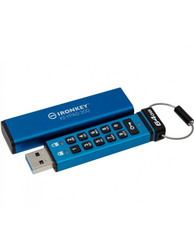 Memorii USB Kingston IronKey Keypad 200 USB 3.2...