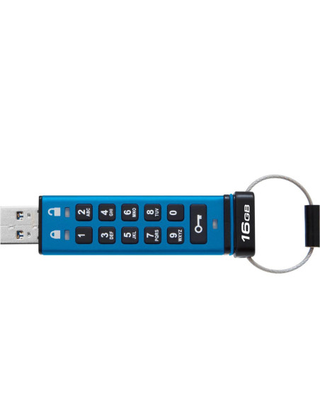 Memorii USB KINGSTON Memorie USB Kingston Keypad 200 16 GB, USB 3.2, Albastru