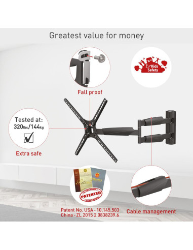 Suport TV / Monitor BARKAN Suport TV de perete...