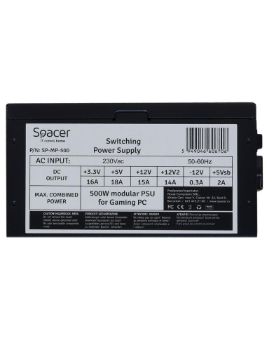 Surse PC SPACER Sursa Spacer SP-MP-500, 80...