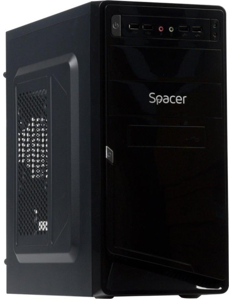 Carcase SPACER Carcasa SPACER SPC-MOON, Mid Tower, Black