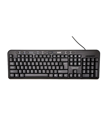 Tastaturi SPACER Tastatura SPACER SPKB-169, RGB, USB, Negru