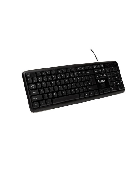 Tastaturi SPACER Tastatura SPACER SPKB-520, RGB, USB, negru