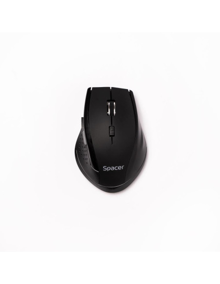 Mouse SPACER Mouse Wireless SPACER SPMO-W02, 1600 dpi, Negru