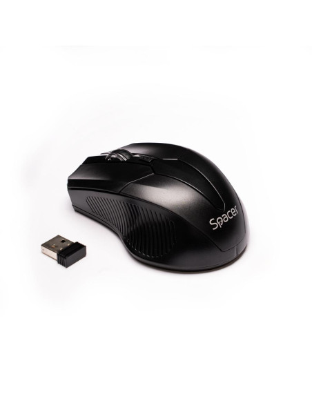 Mouse SPACER Mouse Wireless SPACER SPMO-W02, 1600 dpi, Negru