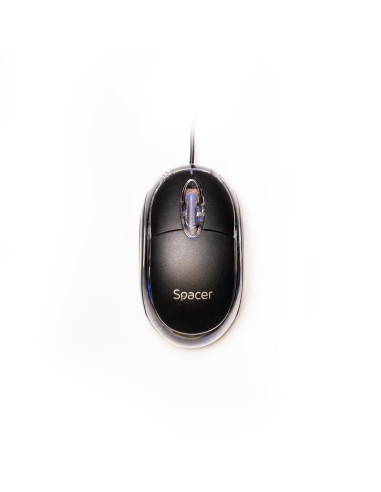 Mouse SPACER Mouse SPACER SPMO-080, 800 dpi, Negru