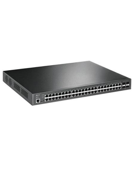 Switch-uri TP-LINK "JetStream™ 52-Port Gigabit L2+ Managed Switch with 48-Port PoE+ PORT: 48× Gigabit PoE+ Ports, 4× Gigabit SFP