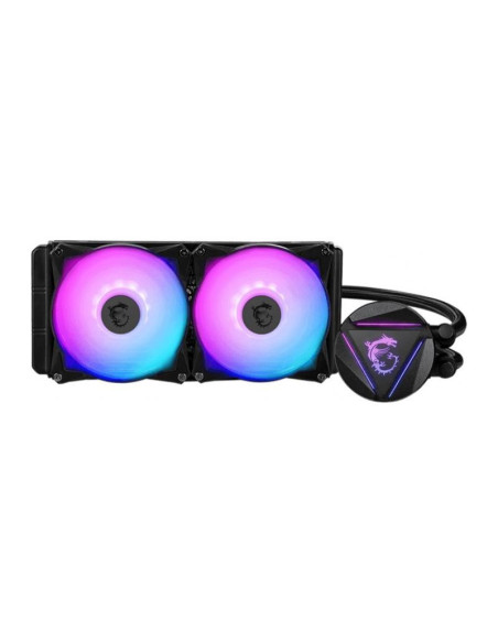 Cooler Procesor MSI Cooler Procesor MSI CORELIQUID 240R V2, Lichid, 12 cm, 2 ventilatoare, aRGB