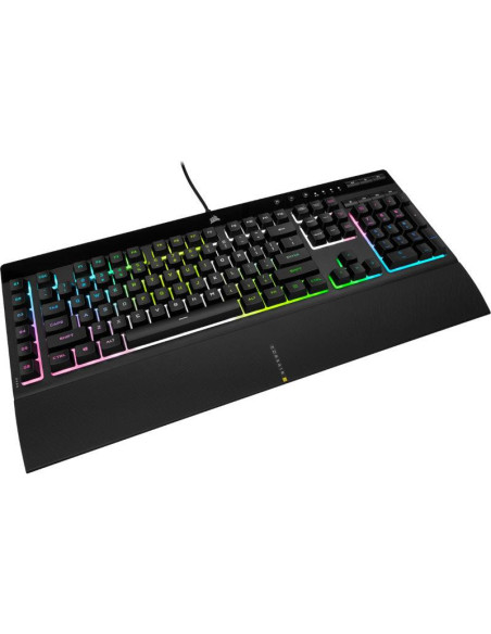 Tastaturi CORSAIR Tastatura Gaming CORSAIR K55 RGB PRO, RGB, USB, Negru