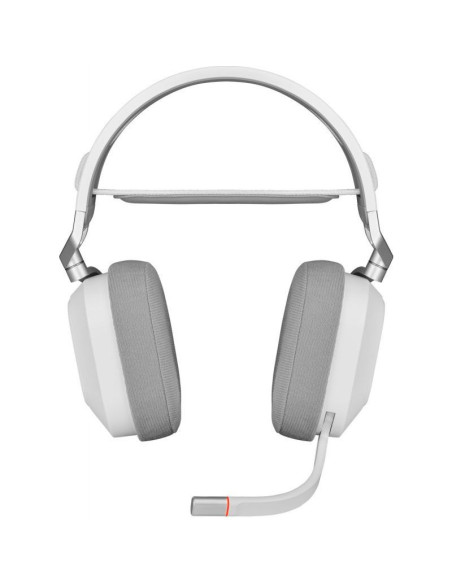 Casti audio CORSAIR Casti Gaming Head-band Corsair HS80 RGB, Wireless, Alb