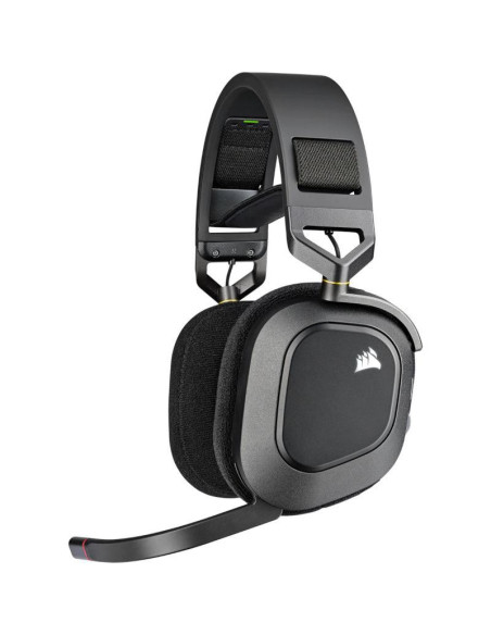 Casti audio CORSAIR Casti Gaming Head-band Corsair HS80 RGB, Wireless, Negru