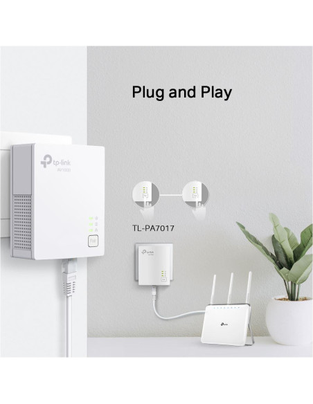 Adaptoare PowerLAN TP-LINK TPL AV1000 POWERLINE GIGABIT KIT