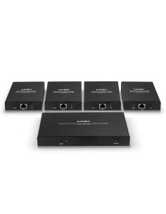Splittere audio-video Lindy 70m 4 Port Cat.6 HDMI 4K60... 2