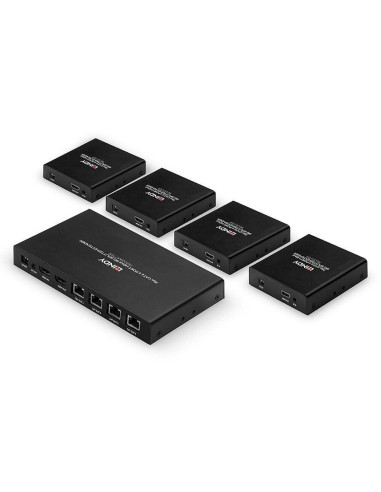 Splittere audio-video Lindy 70m 4 Port Cat.6...