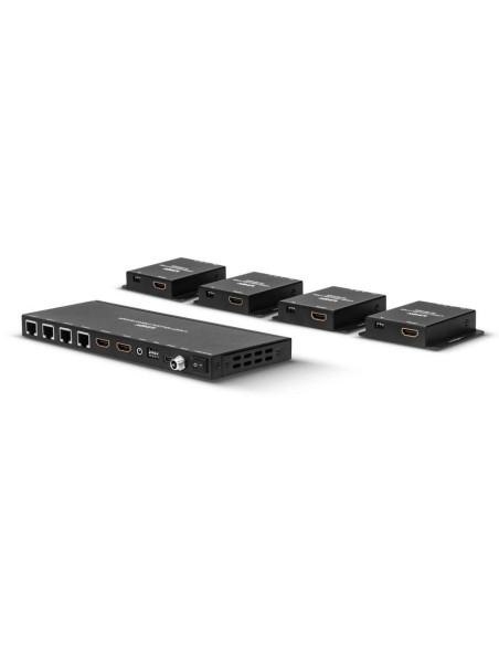 Splittere audio-video Lindy 50m Cat.6 4 Port HDMI & IR Splitter Extender with Loop Out Description An advanced Splitter Extender