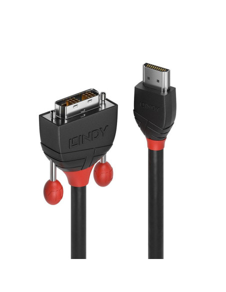 Cabluri video LINDY Cablu Lindy LY-36273, HDMI to DVI-D, 3m, Black Line