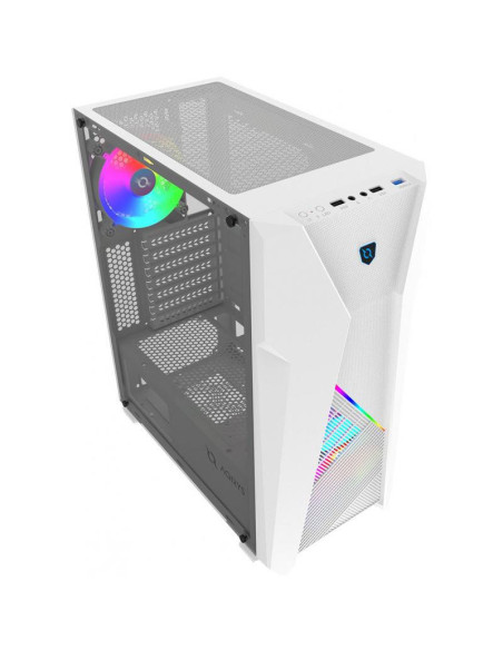 Carcase AQIRYS Carcasa AQIRYS CANOPUS, RGB, Mid Tower, White