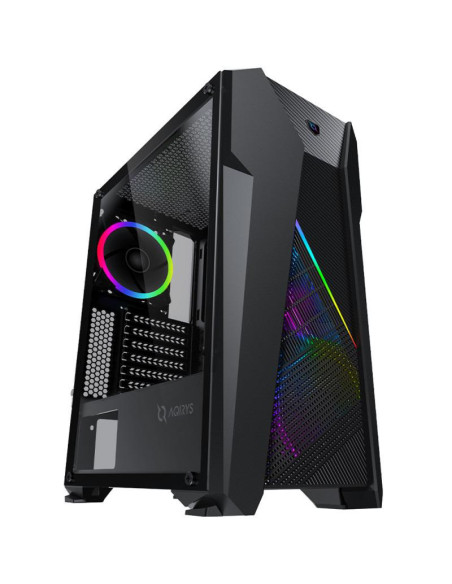 Carcase AQIRYS Carcasa Aqirys CANOPUS, RGB, Mid Tower, Black