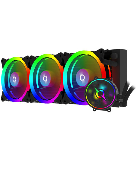Cooler Procesor AQIRYS Cooler Procesor AQIRYS AQUARIUS 360 AIO, Lichid, 3 ventilatoare, aRGB