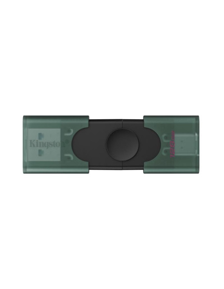 Memorii USB KINGSTON Memorie USB Kingston DataTraveler DuoG2 128 GB, USB Type-A / USB Type-C, Negru
