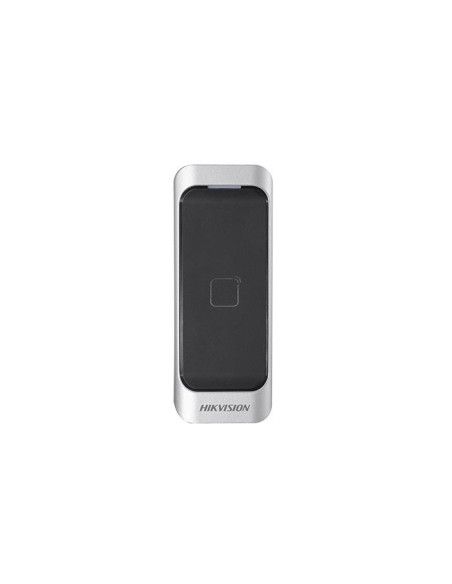Cititoare HIKVISION Cititor card Hikvision DS-K1107AM, citeste carduri Mifare 13.56 MHz, distanta citire: ≤ 50 mm, RS-485, Wiega