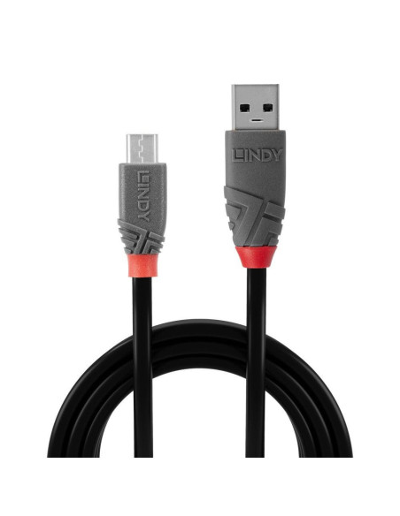 Cabluri periferice LINDY Cablu transfer Lindy LY-36732, USB 2.0 Type A to MicroUSB, 1m, Anthra Line