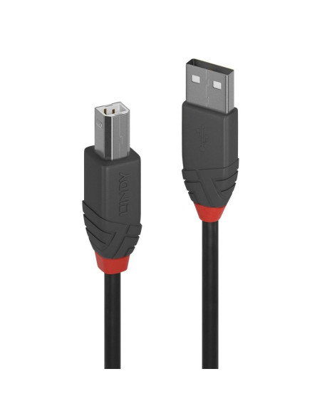 Cabluri periferice LINDY Cablu Lindy 3m USB 2.0 Type A to B Anthr