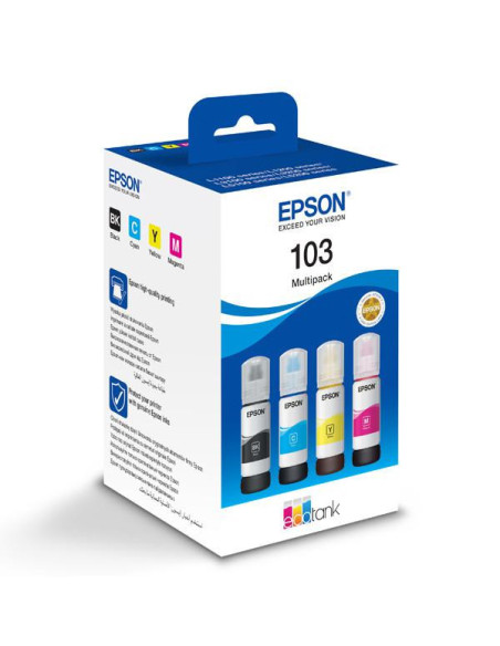 Cartuse cerneala EPSON Cartus Epson C13T00S64A, Black, Cyan, Magenta, Yellow