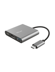 Cabluri video TRUST Hub USB Trust Dalyx, 3 porturi USB-C,...