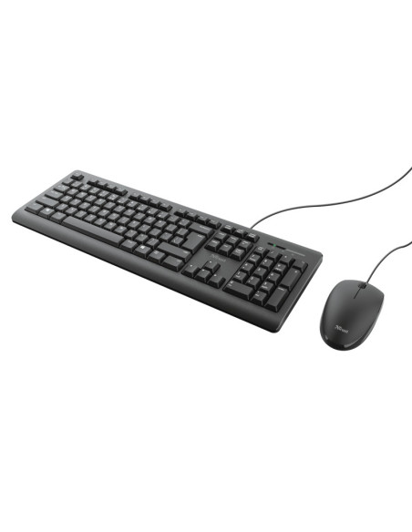 Kit mouse tastatura TRUST Kit Wired tastatura si mouse Trust Primo, negru