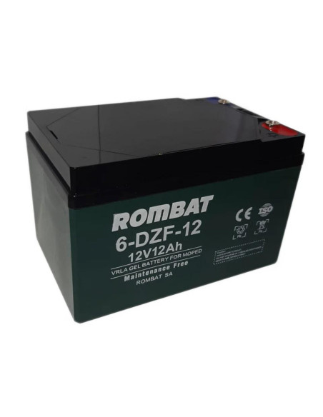 Accesorii ROMBAT Acumulator 12V 12Ah VRLA deep cycle GEL, seria DZF , Chilwee 6-DZF-12, fara intretinere, pot fi utilizati intr-