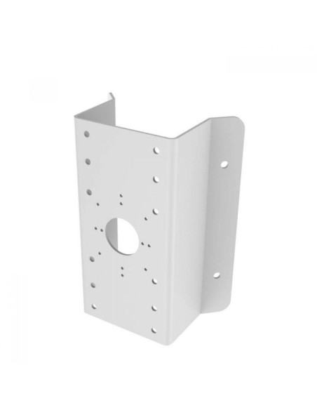 Accesorii HIKVISION Suport pentru montaj pe colt Hikvision DS-1276ZJ-SUS, material otel inoxidabil, dimensiuni: 126 mm × 105 mm