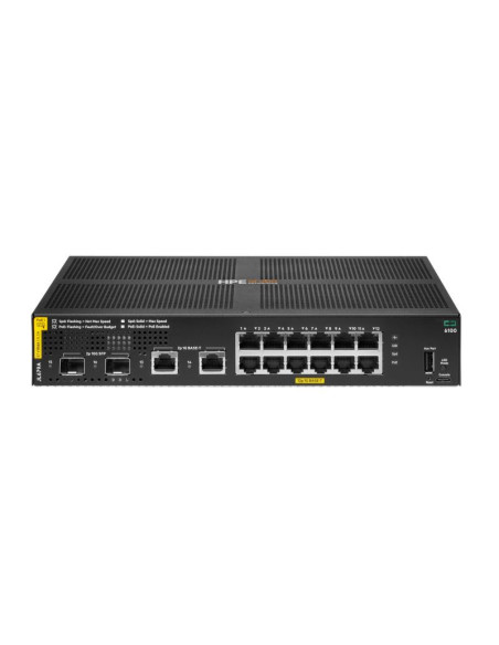 Switch-uri ARUBA NETWORKS HPE Aruba Networking CX 6100 12G Class4 PoE 2G/2SFP+ 139W Switch