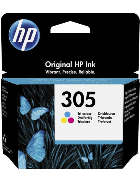 Cartuse cerneala HP Cartus HP 305 Tri-color Original Ink, Cyan, Magenta, Yellow