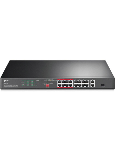 Switch-uri TP-LINK Switch TP-Link TL-SL1218P, 16 port, 10/100/1000 Mbps