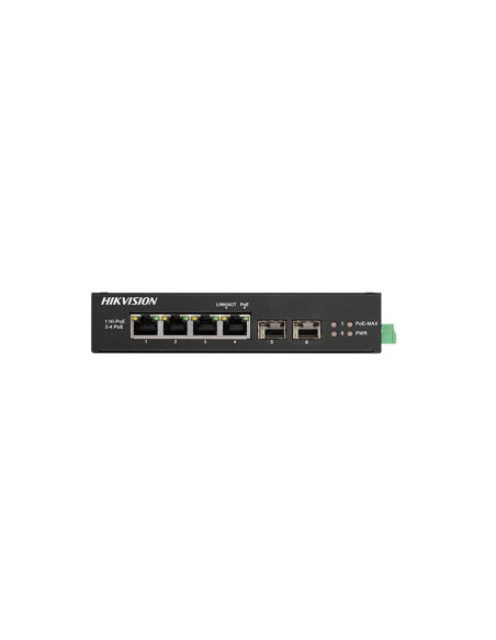 Switch-uri HIKVISION Switch Hikvision DS-3T0506HP-E/HS, 4-Port, PoE