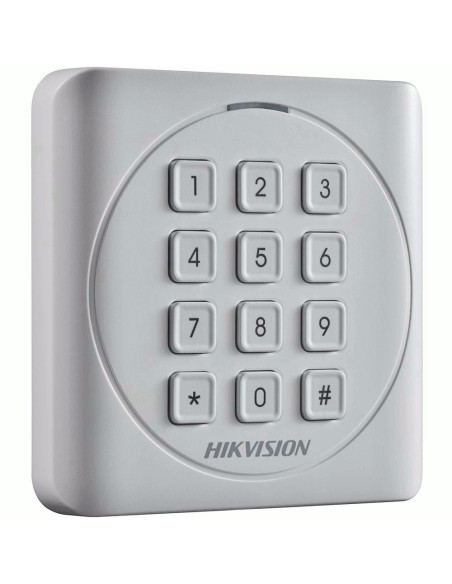 Cititoare HIKVISION Cititor card cu tastatura Hikvision DS-K1801MK, citeste carduri MIFARE 13.56MHz, distanta citire: 50mm, comu