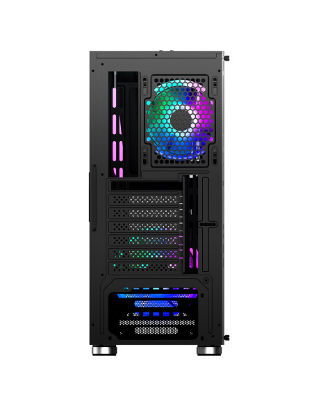 Carcase NJOY Carcasa nJoy Fort, RGB, Mid Tower, Black